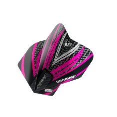 Winmau Letky Prism Delta - Black, White & Pink W6915.290