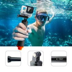 Tech-protect GA100 vodeodolný držiak pre športové kamery GoPro / DJI, čierny