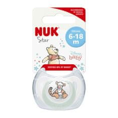 Nuk Cumlík Disney Macko Pú v boxe, biely 6-18m