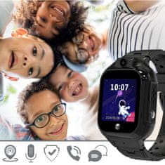 Forever Chytré hodinky pre deti Kids Look Me! 3 KW-520 4G/LTE, GPS, WiFi, čierne