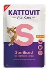 Kattovit Kapsička Vital Care Sterilized kura 85g