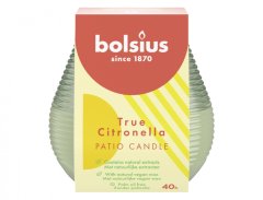 Bolsius Sviečka v skle TRUE CITRONELLA vonná d9x9, 5cm