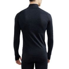 Craft Mikina čierna 180 - 184 cm/L Core Dry Active Comfort Half-zip