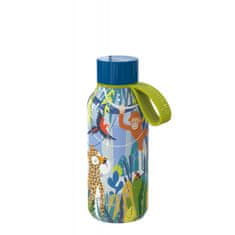 QUOKKA Quokka Kids, Nerezová fľaša / termoska s pútkom Jungle, 330ml, 40145