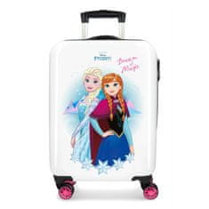 Jada Toys Luxusný detský ABS cestovný kufor DISNEY FROZEN Magic, 55x38x20cm, 34L, 4721461