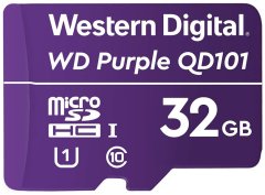 WD PURPLE 32GB MicroSDHC QD101 / D032G1P0CC / CL10 / U1 /