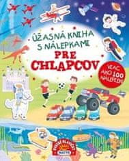 Úžasná kniha s nálepkami pre chlapcov - viac ako 100 nálepiek!