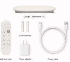 Google multimediálne centrum TV Streamer 4K Porcelain