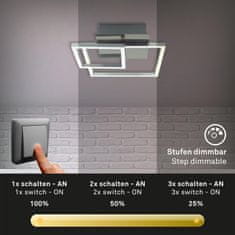 BRILONER BRILONER LED rám 35,8 cm 19W 1850lm chróm BRI 3118-018