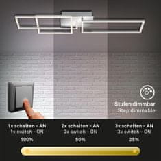 BRILONER BRILONER LED rám 92,8 cm 44W 3300lm chróm BRI 3136-018