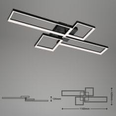 BRILONER BRILONER LED CCT rám 110 cm 40W 4400lm čierna BRI 3014-015