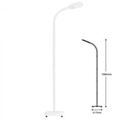 BRILONER BRILONER LED CCT stojacie svietidlo s dotykovým vypínačom 128 cm 6,6 W 600lm biele BRILO 1297-016