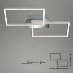 BRILONER BRILONER LED CCT rám 50 cm 2x15W 1650lm chróm BRILO 3149-018