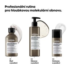 Loreal Professionnel Bezoplachová maska pre poškodené vlasy Absolut Repair Molecular ( Professional Leave-in Mask) 100 ml