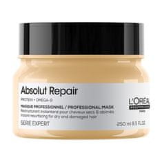 Loreal Professionnel Intenzívne regeneračná maska pre poškodené vlasy Serie Expert Absolut Repair Gold Quinoa + Protein ( (Objem 250 ml)