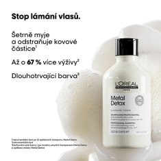 Loreal Professionnel Šampón pre farbené a poškodené vlasy, pre lesk vlasov, dlhšie trvajúcu farbu, bohatá textúra Serie E (Objem 300 ml)