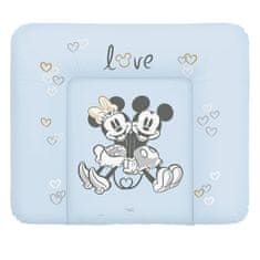 Ceba Baby CEBA Podložka prebaľovacia mäkká na komodu (85x72) Disney Minnie & Mickey Blue