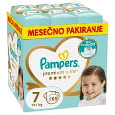 Pampers Premium Care veľ. 7, 108 ks, 15 kg+