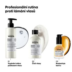 Loreal Professionnel Predšampónová starostlivosť Serie Expert Metal Detox (Pre-Shampoo) 250 ml (Objem 250 ml)