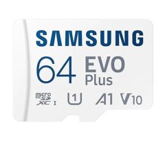 SAMSUNG EVO Plus/micro SDXC/64GB/160MBps/UHS-I U1/Class 10/+ Adaptér