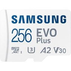 SAMSUNG MicroSDXC 256GB EVO Plus +SD adp