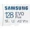 SAMSUNG MicroSDXC 128GB EVO Plus +SD adp