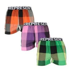 Represent 3PACK pánske trenky Mikebox (R1M-BOX-02515357) - veľkosť XXL