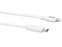 Avacom MFIC-40W kábel USB-C - Lightning, MFi certifikácia, 40cm, biela