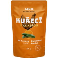 Louie kaps. pre psy kuracie s cuketou 150g