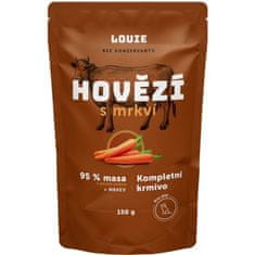 Louie kaps. pre psov hovädzie s mrkvou 150g