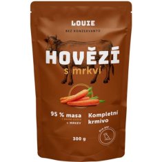 Louie kaps. pre psov hovädzie s mrkvou 300g