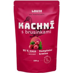 Louie kaps. pre psov kačacie s brusnicami 150g