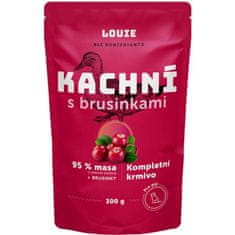 Louie kaps. pre psov kačacie s brusnicami 300g