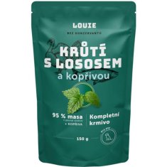 Louie kaps. pre psy morčacie s lososom a žihľavou 150g