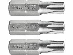 Fortum Bit torx 3ks, T 30x25mm, S2, FORTUM