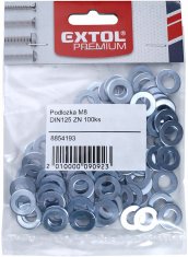 Extol Premium Podložka DIN125 ZN, 100ks, M8, EXTOL PREMIUM