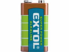 Extol Energy Batéria alkalická, 9V, typ 6LR61, EXTOL ENERGY