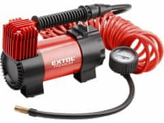 Extol Premium Kompresor do auta, 12V, 6,9bar, 3m hadica s tlakomerom, EXTOL PREMIUM