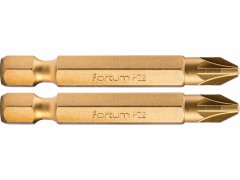 Fortum Bit krížový 2ks, PZ 2x50mm, S2, FORTUM