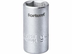 Fortum Kľúč nástrčný, 1/4'', 9mm