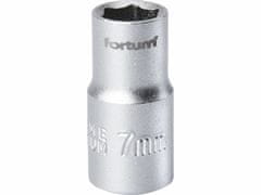 Fortum Kľúč nástrčný, 7mm, 1/4”, FORTUM