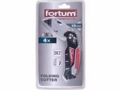 Fortum Nôž univerzálny zatvárací s poistkou, 61x19mm, FORTUM