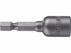 Fortum Hlavica nástrčná magnetická so 6-hrannou stopkou 1/4’’, 10x48mm, CrV, FORTUM