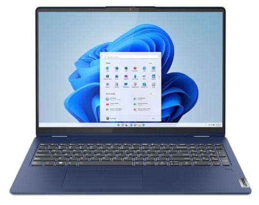 notebook Lenovo IdeaPad Flex 5 16ABR8 (82XY0087CK) lehký přenosný Wi-Fi ax Bluetooth HDMI 16 palců dotykový WUXGA Full HD displej s velmi vysokým rozlišením excelentní zvuk audio procesor AMD Ryzen integrovaná grafika AMD Radeon Vega