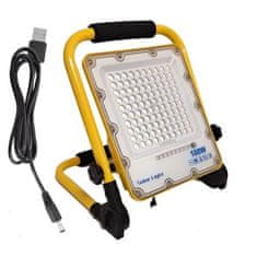 Pronett  XJ5247 Dobíjací LED reflektor IP66, 100W, 6500 K