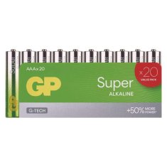 EMOS EMOS Alkalická batéria GP Super Alkaline AAA (LR03), 20 ks B0110L