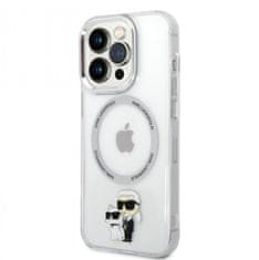 Karl Lagerfeld  MagSafe IML Karl and Choupette NFT zadný kryt pre iPhone 13 Pro transparentný