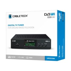 Cabletech URZ0338A DVB-T2 H.265 HEVC tuner čierna