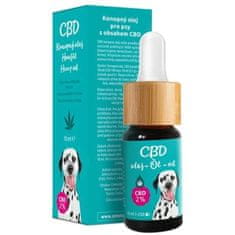 Zelená krajina CBD konopný olej pre psov 2%, 10 ml