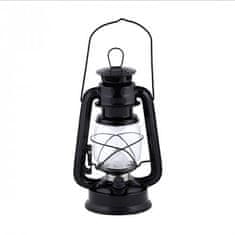 Pronett  XJ3891 Petrolejová lampa 19 cm čierna